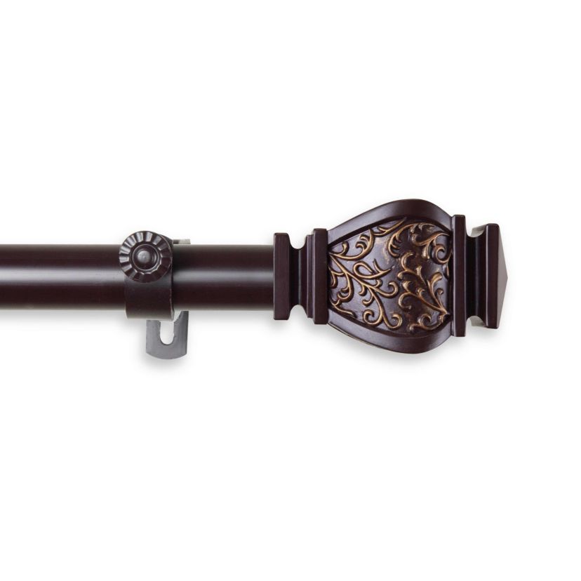 Margot Mahogany Curtain Rod 
