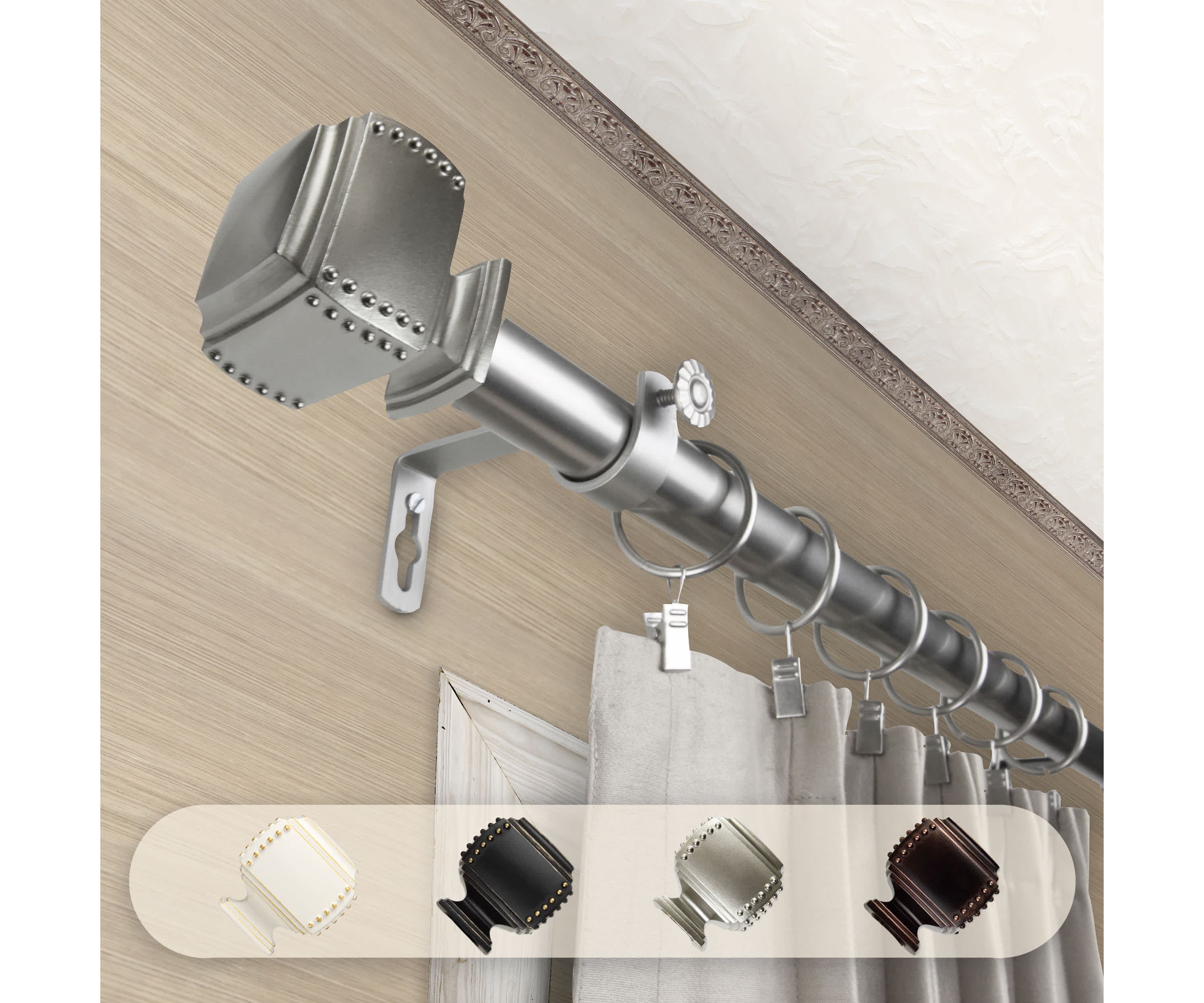1" Bennett Curtain Rod