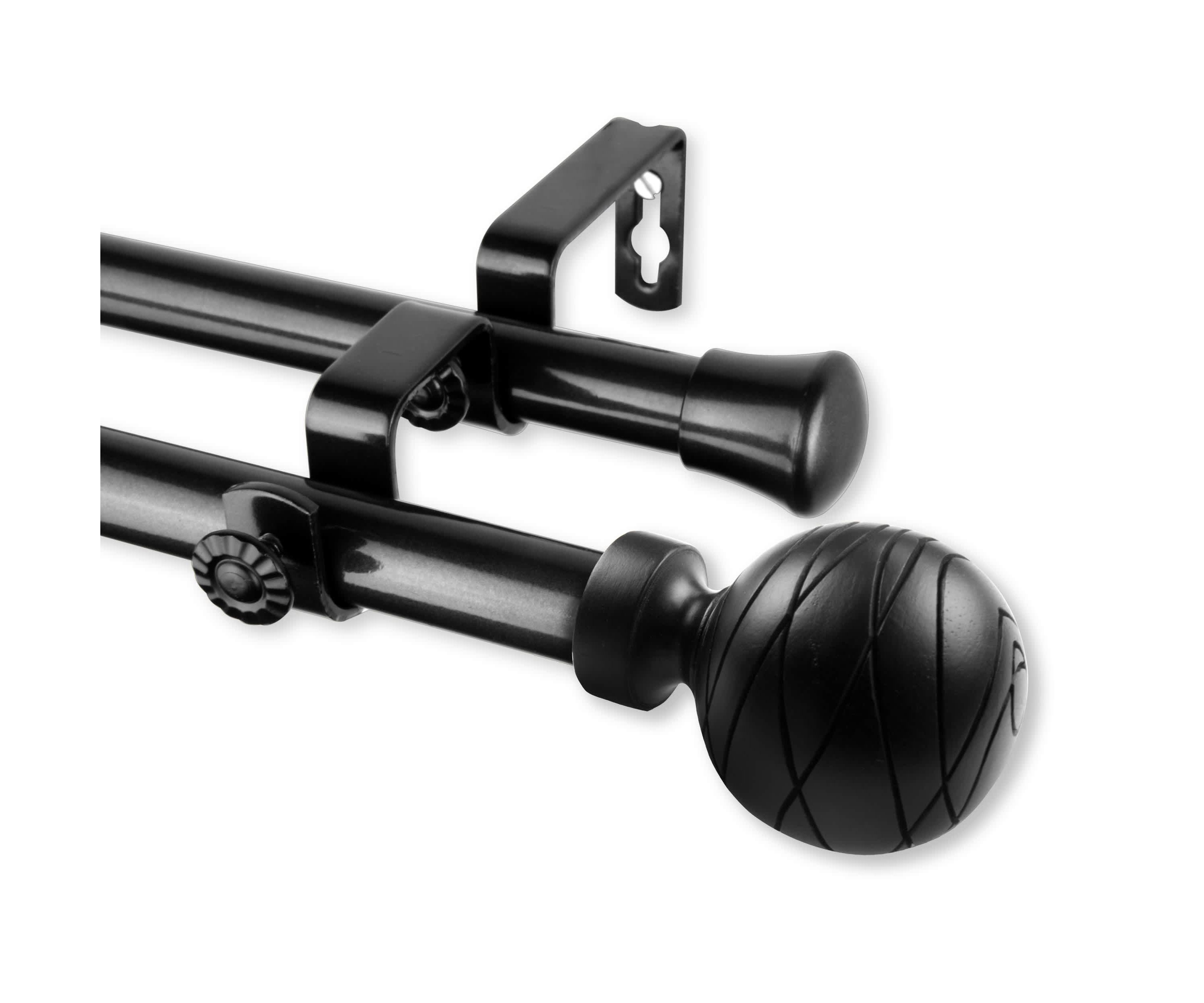 13/16" Arman Double Curtain Rod