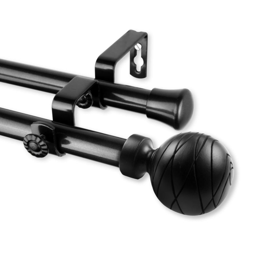 13/16" Arman Double Curtain Rod