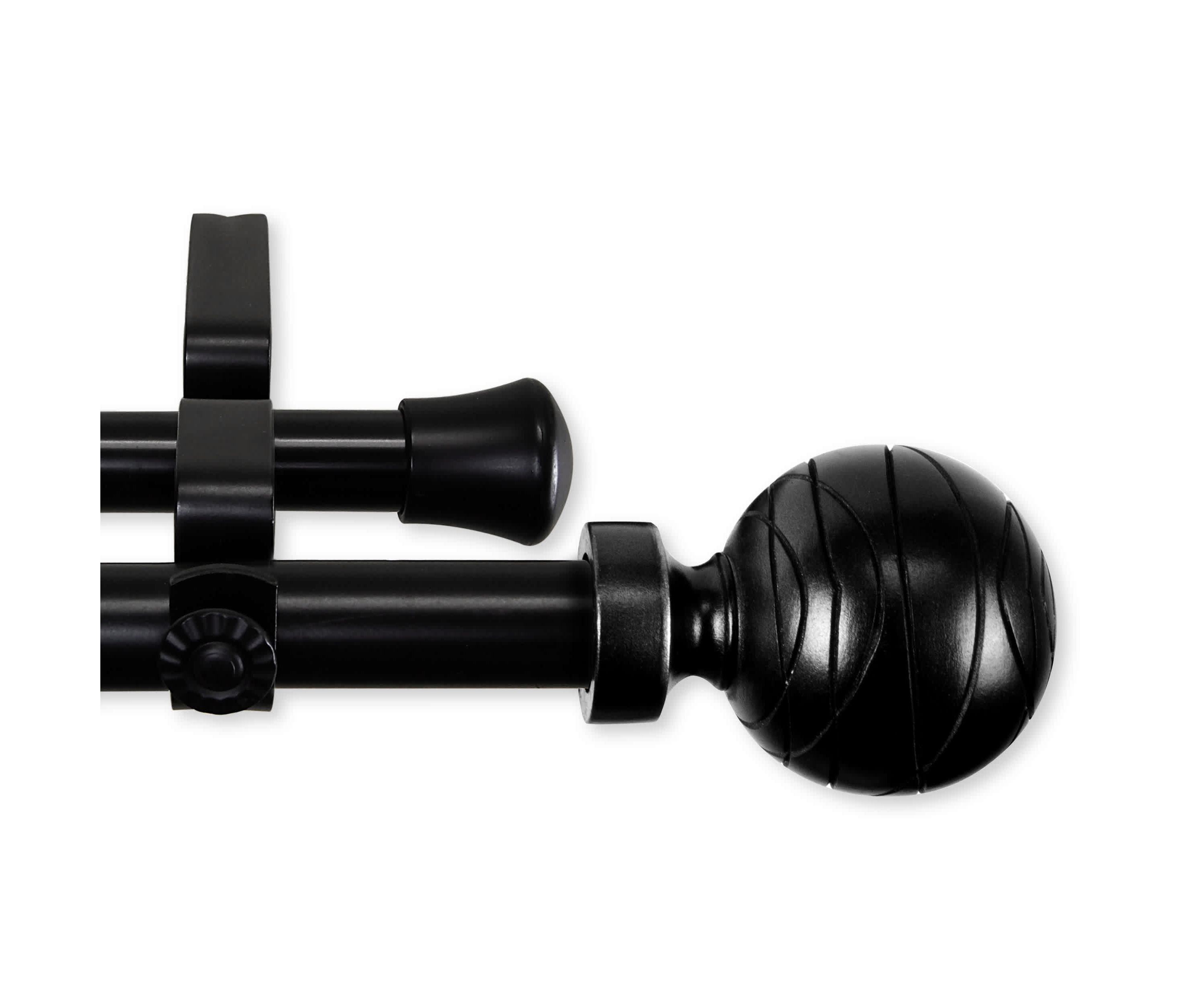 13/16" Arman Double Curtain Rod