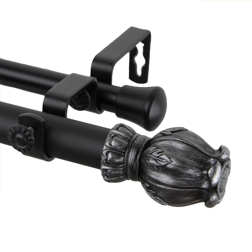 Regent Expandable Double Curtain Rod