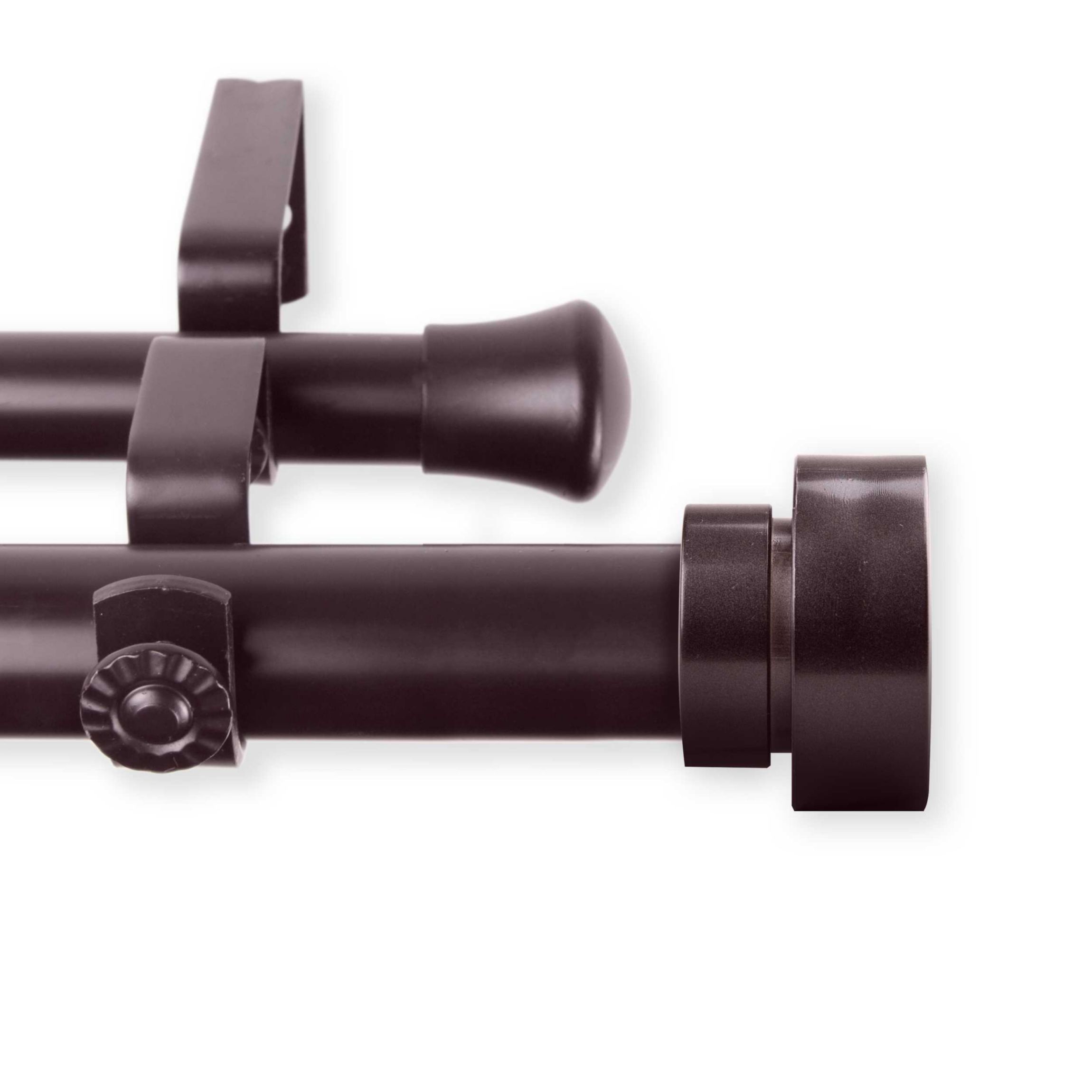 1" Bonnet Double Curtain Rod