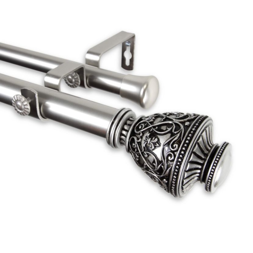Veda Adjustable Double Curtain Rod