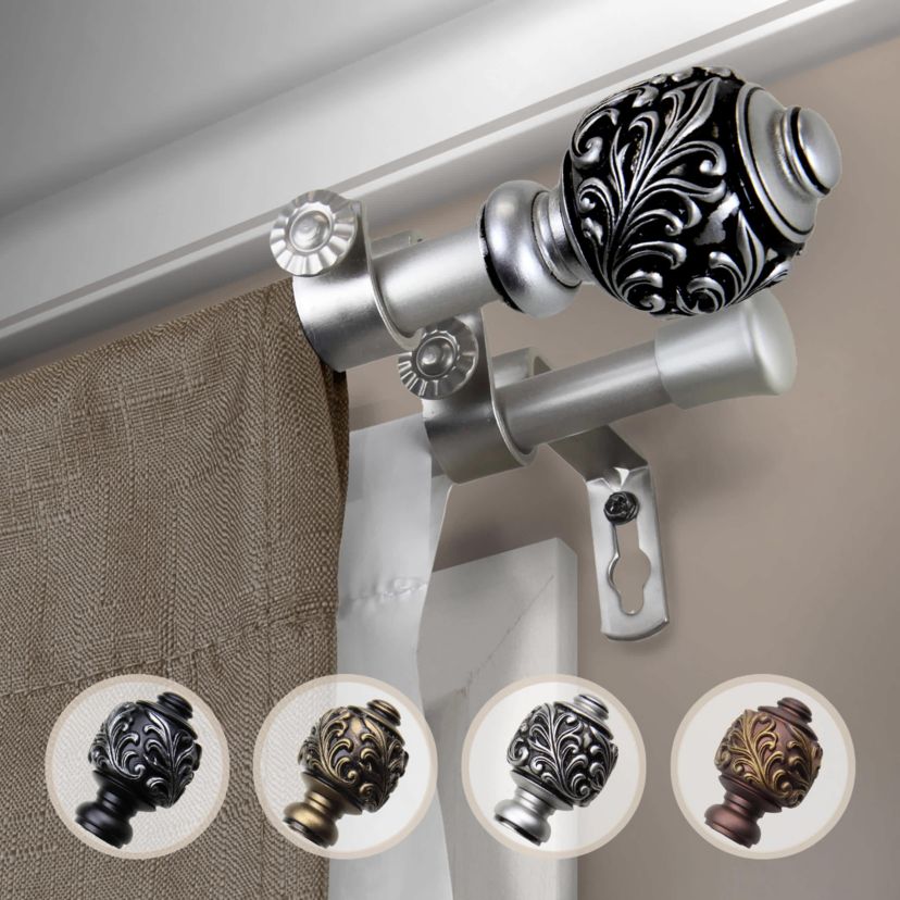 5/8" Tilly Double Curtain Rod