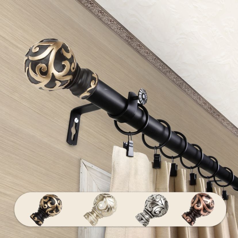 Cypress 1 in Curtain Rod