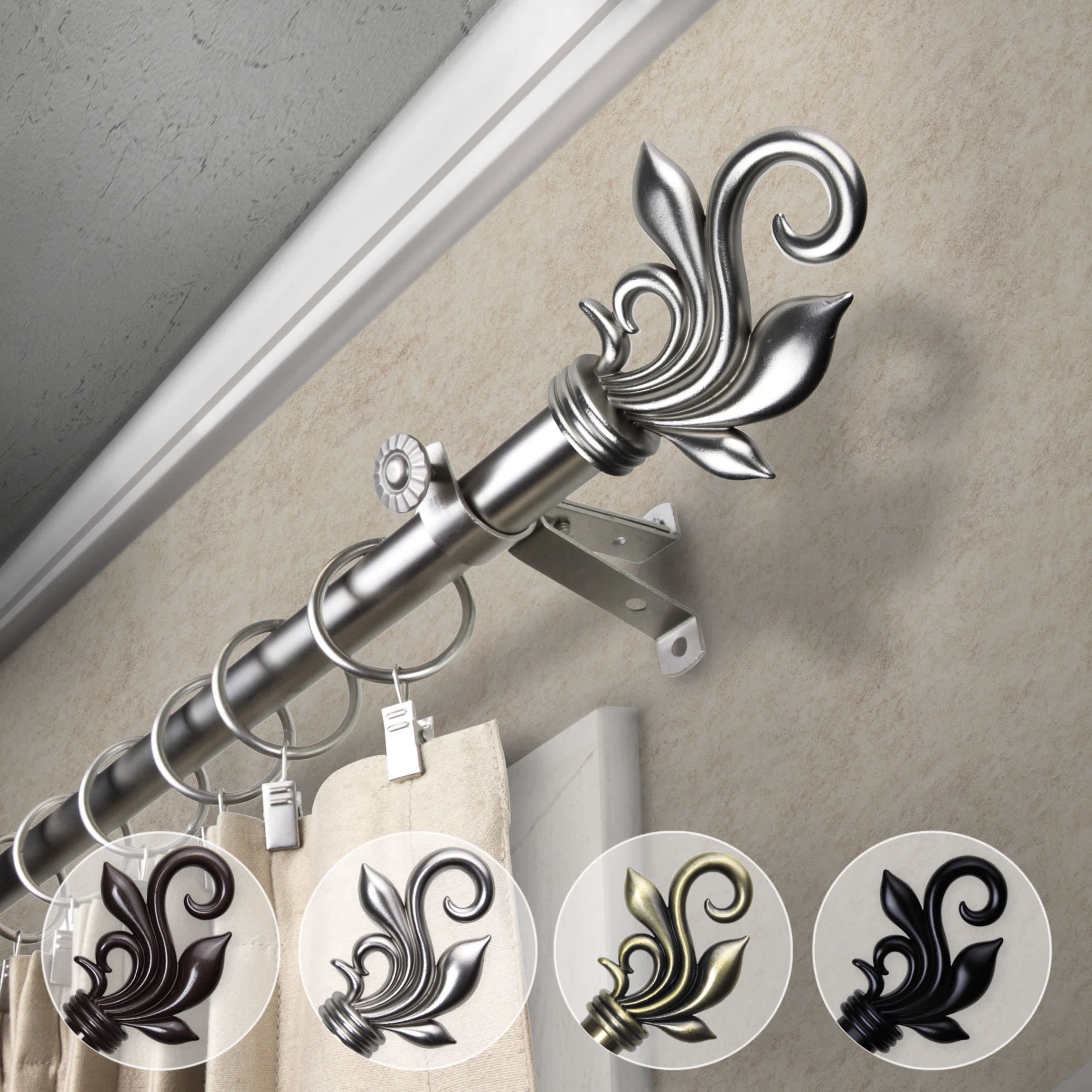 13/16" Delilah Curtain Rod