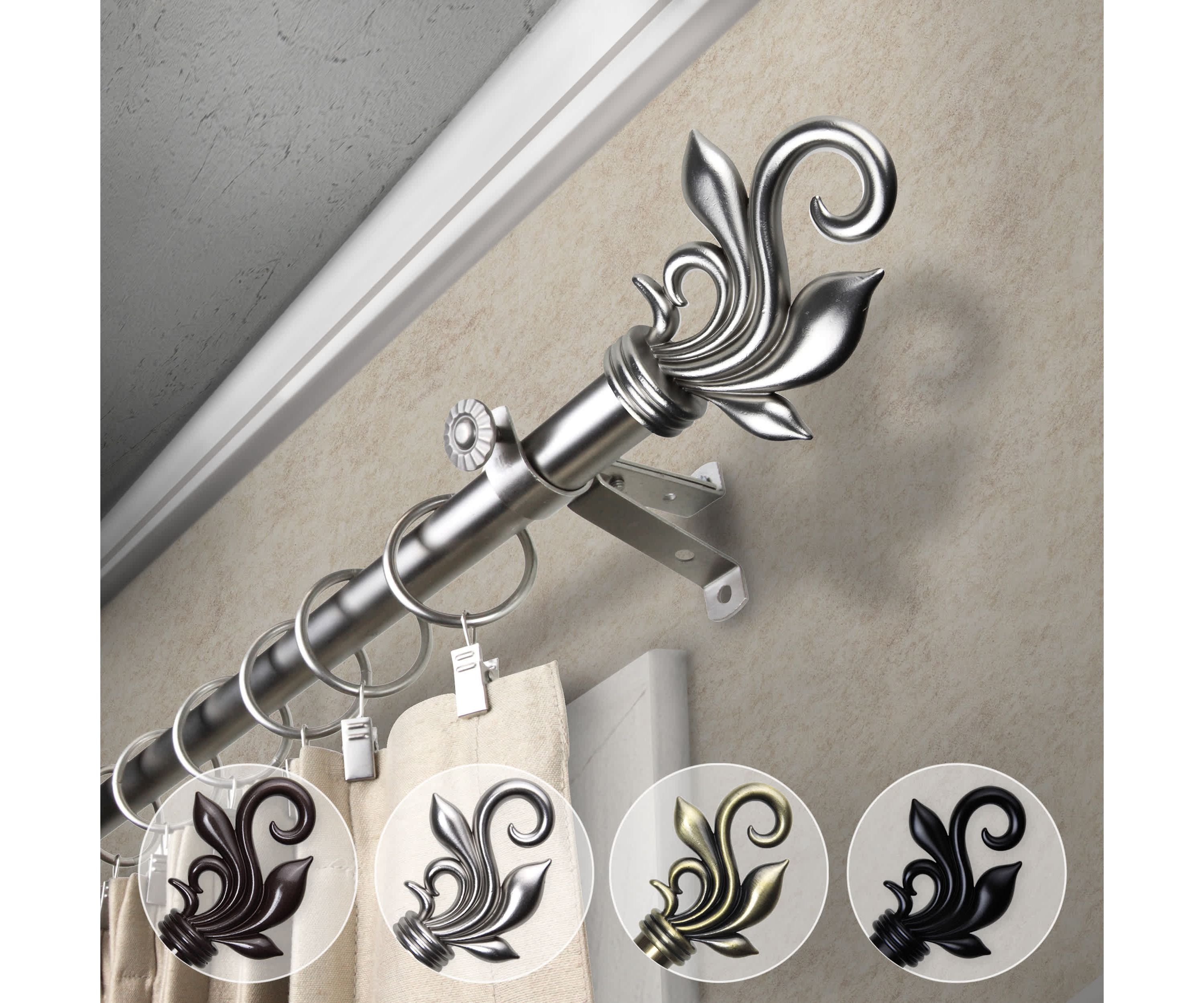 13/16" Delilah Curtain Rod