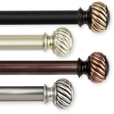 Rod Desyne Baldir 1 inch Curtain Rod Adjustable Rod 2848 Inch
