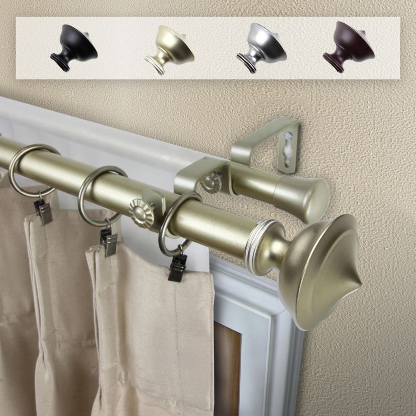 Flora Double Curtain Rod