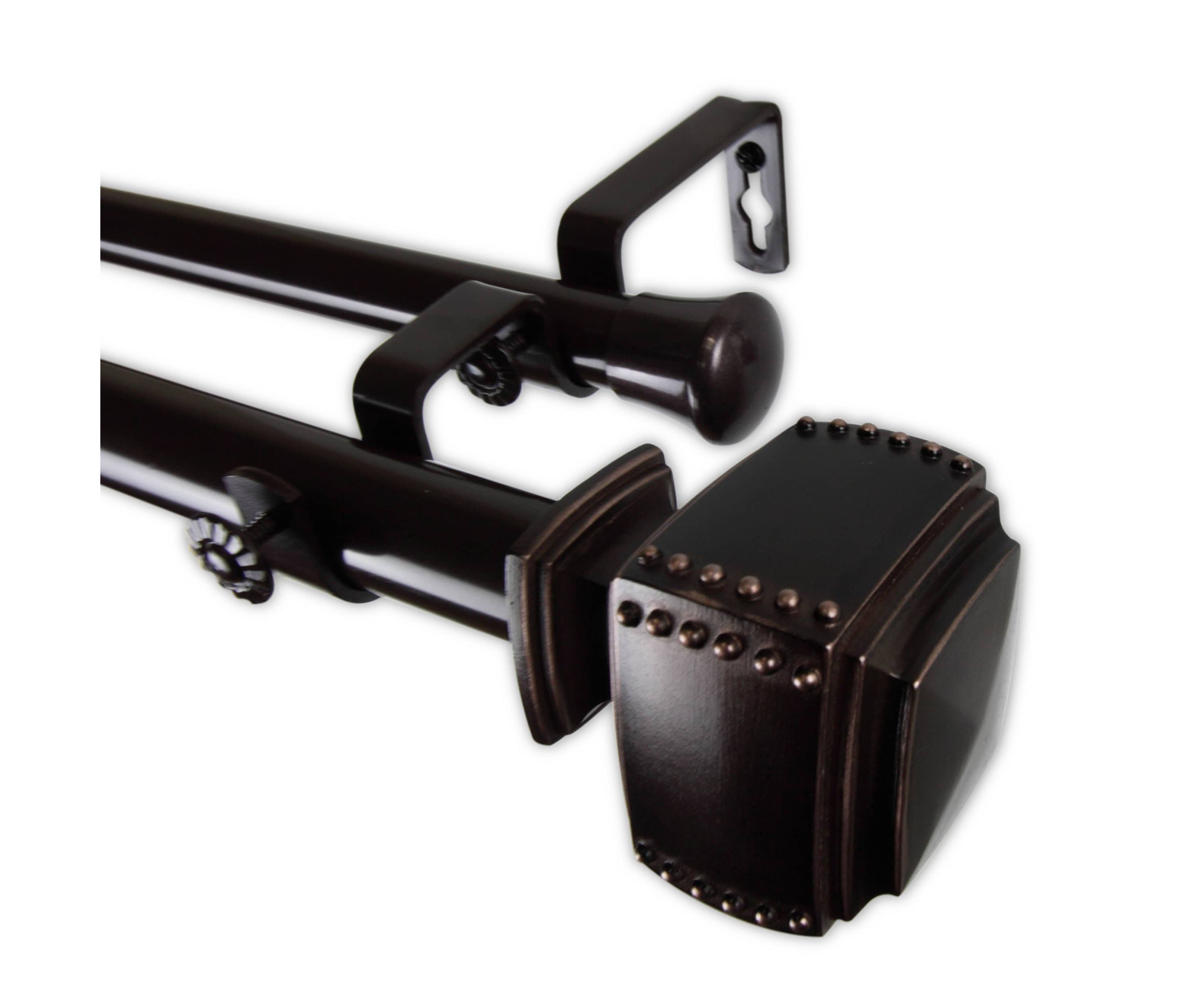 1" Bennett Double Curtain Rod