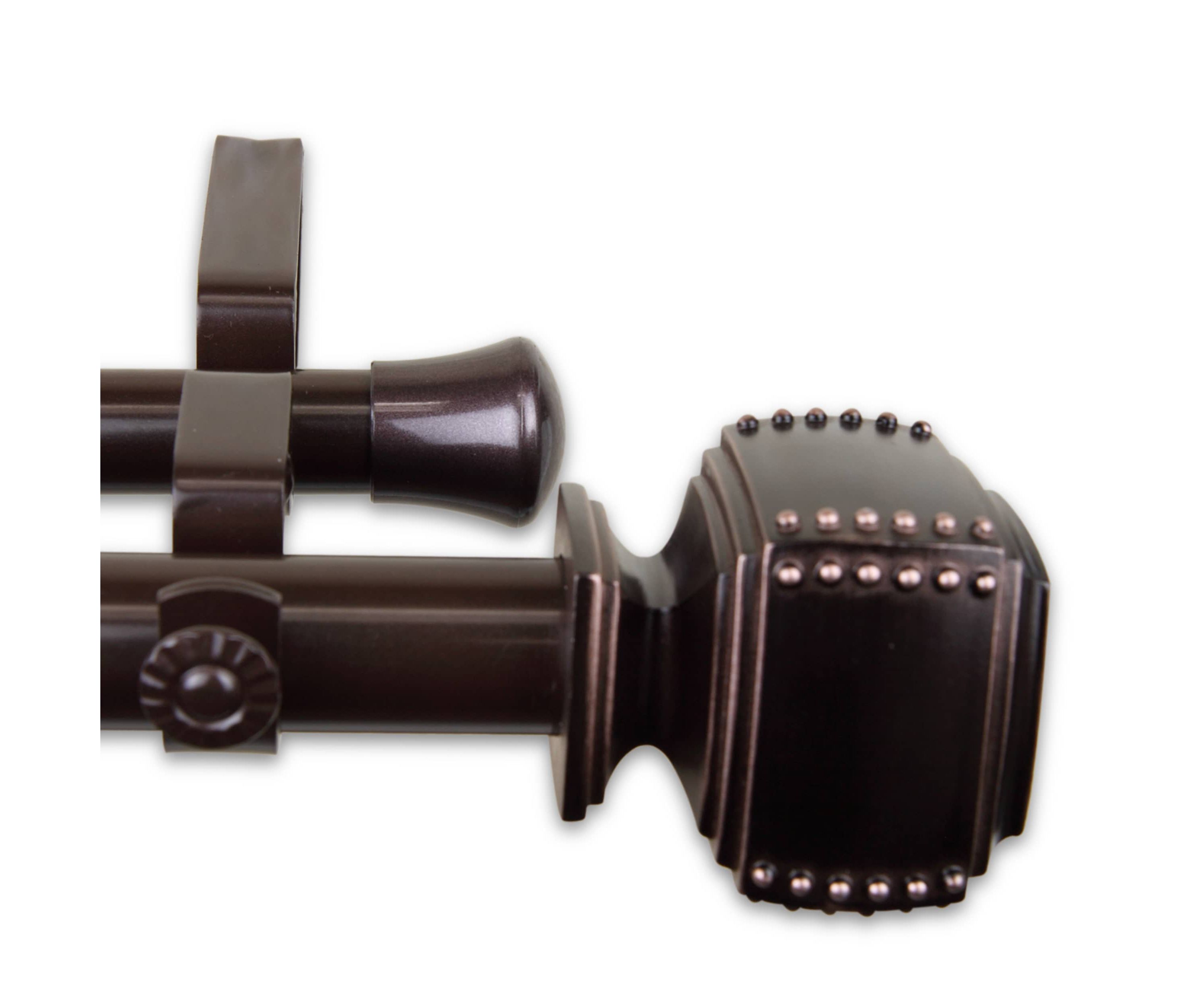 1" Bennett Double Curtain Rod