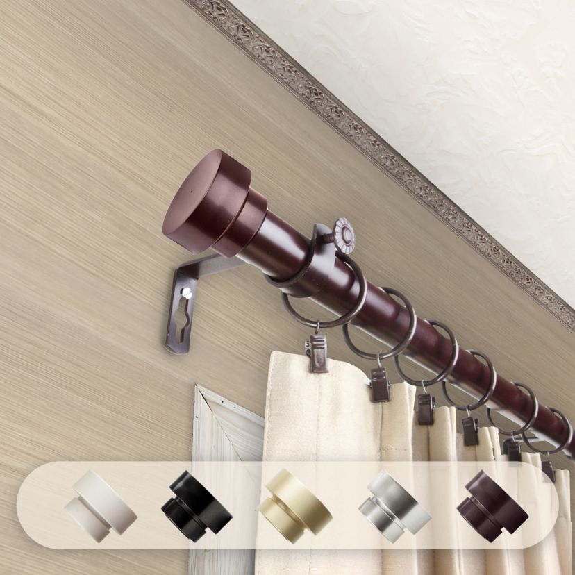 1" Bonnet Curtain Rod