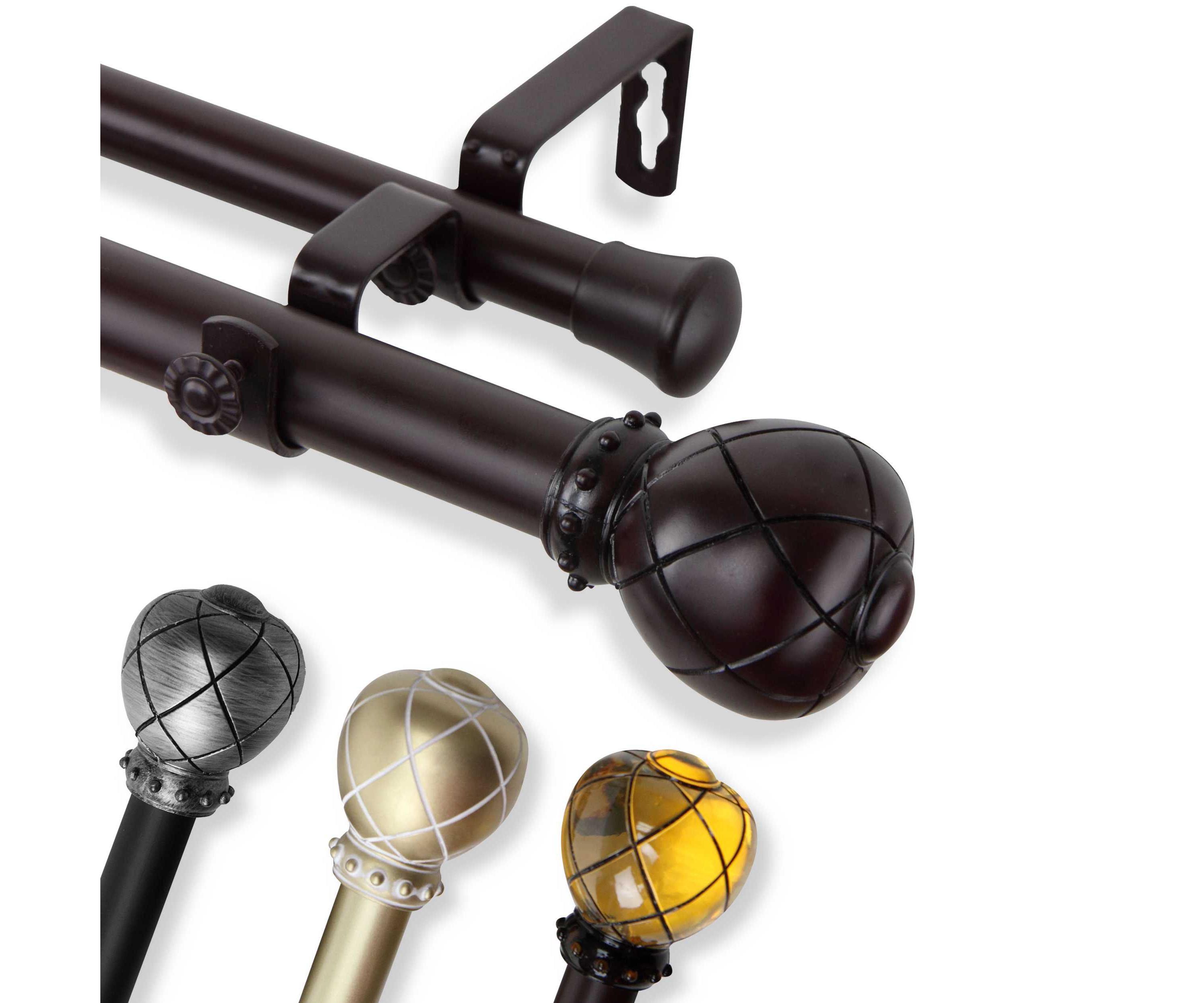 Supreme Double Adjustable Curtain Rod