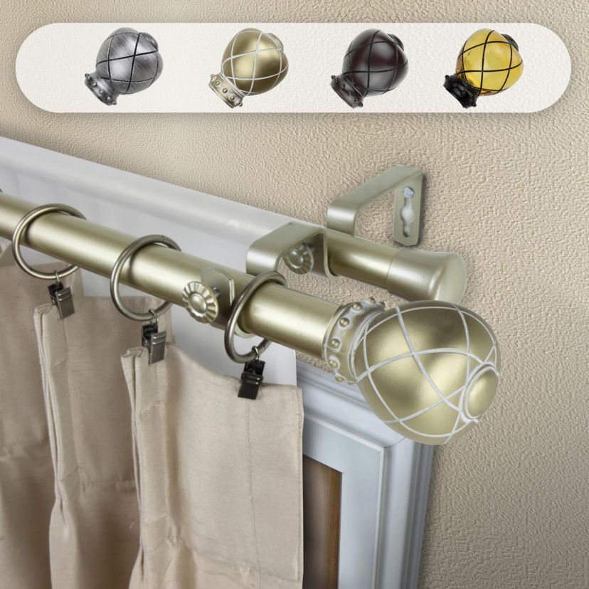 Supreme Double Adjustable Curtain Rod