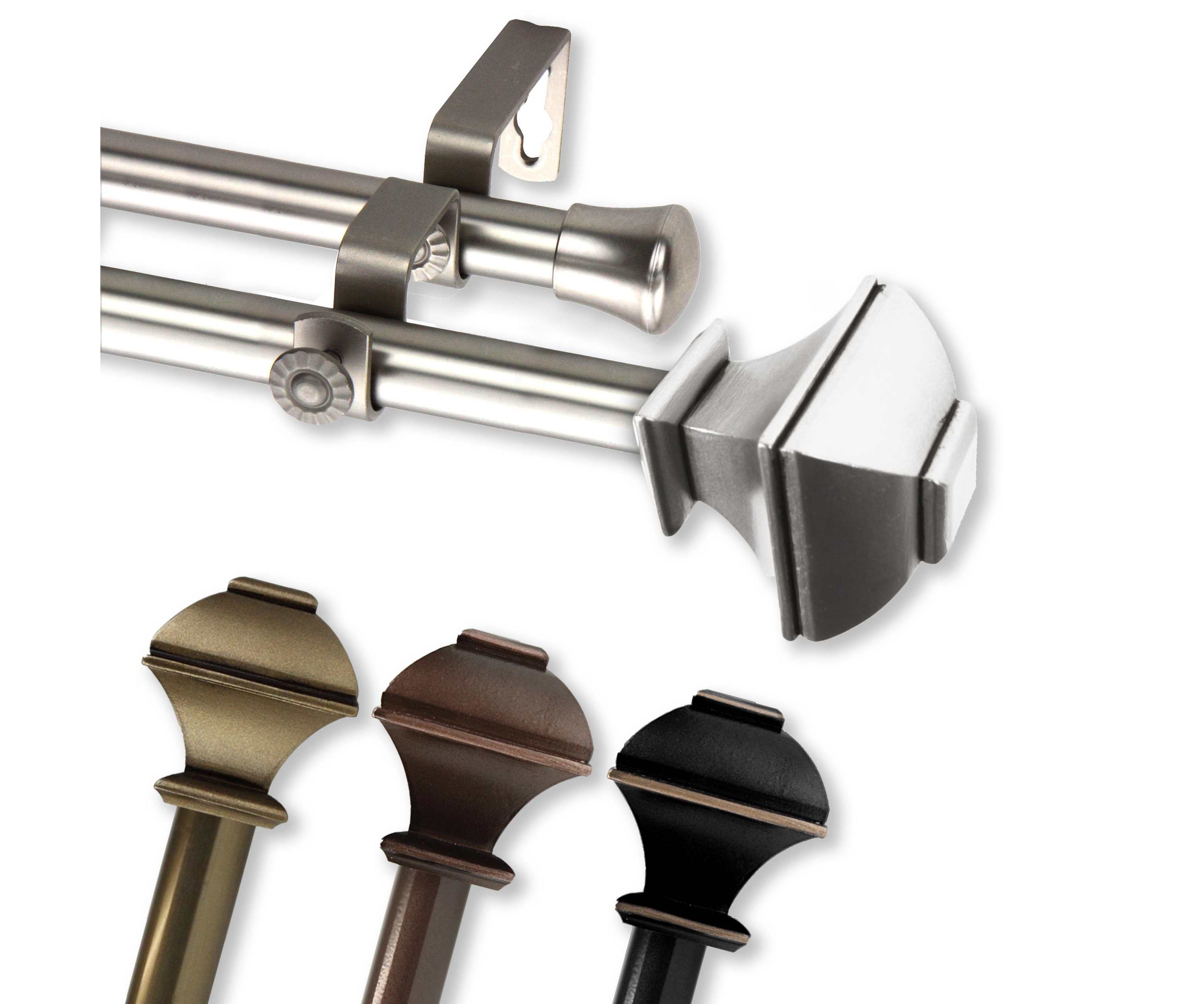 13/16" Delilah Double Curtain Rod