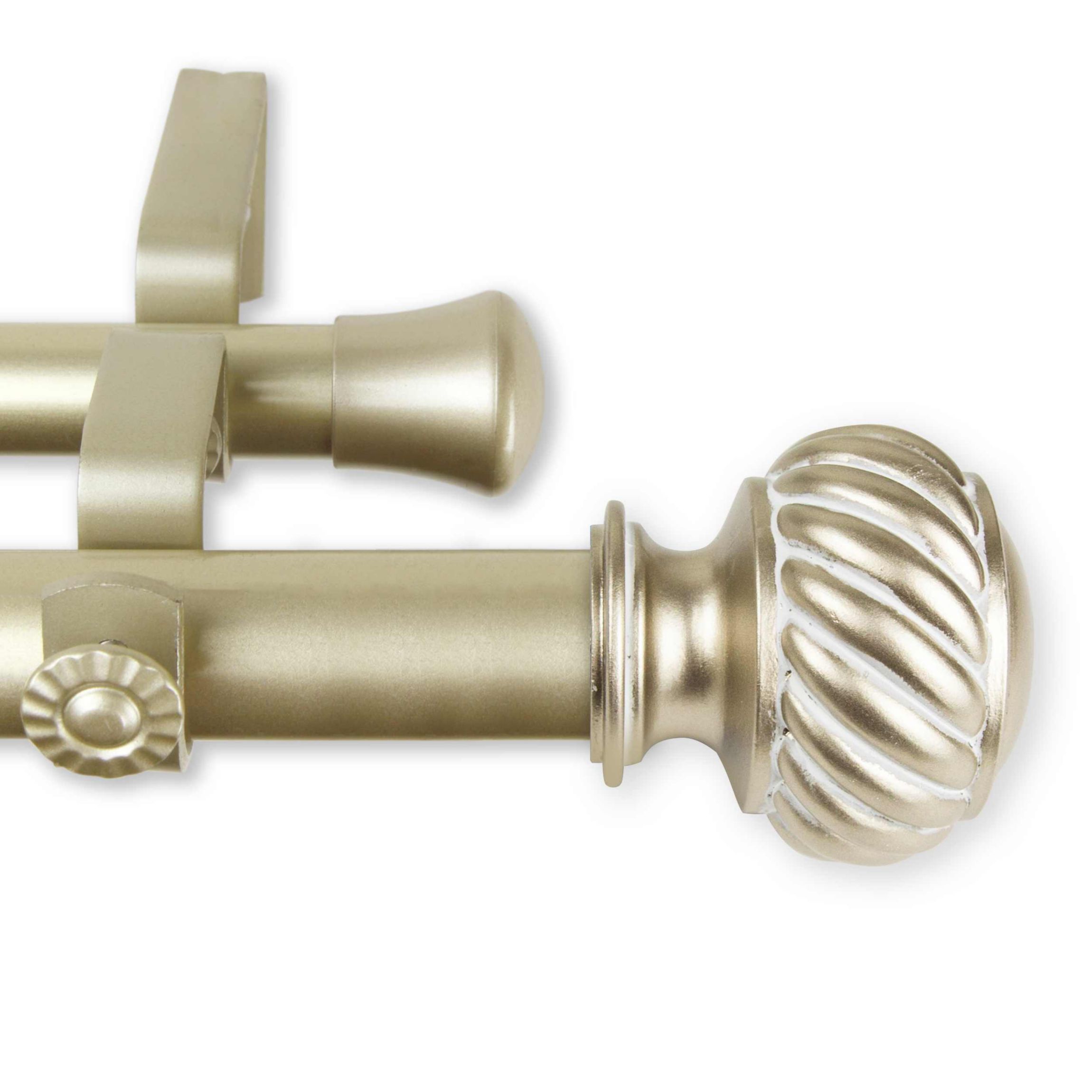 Baldir 1 inch Double Curtain Rod