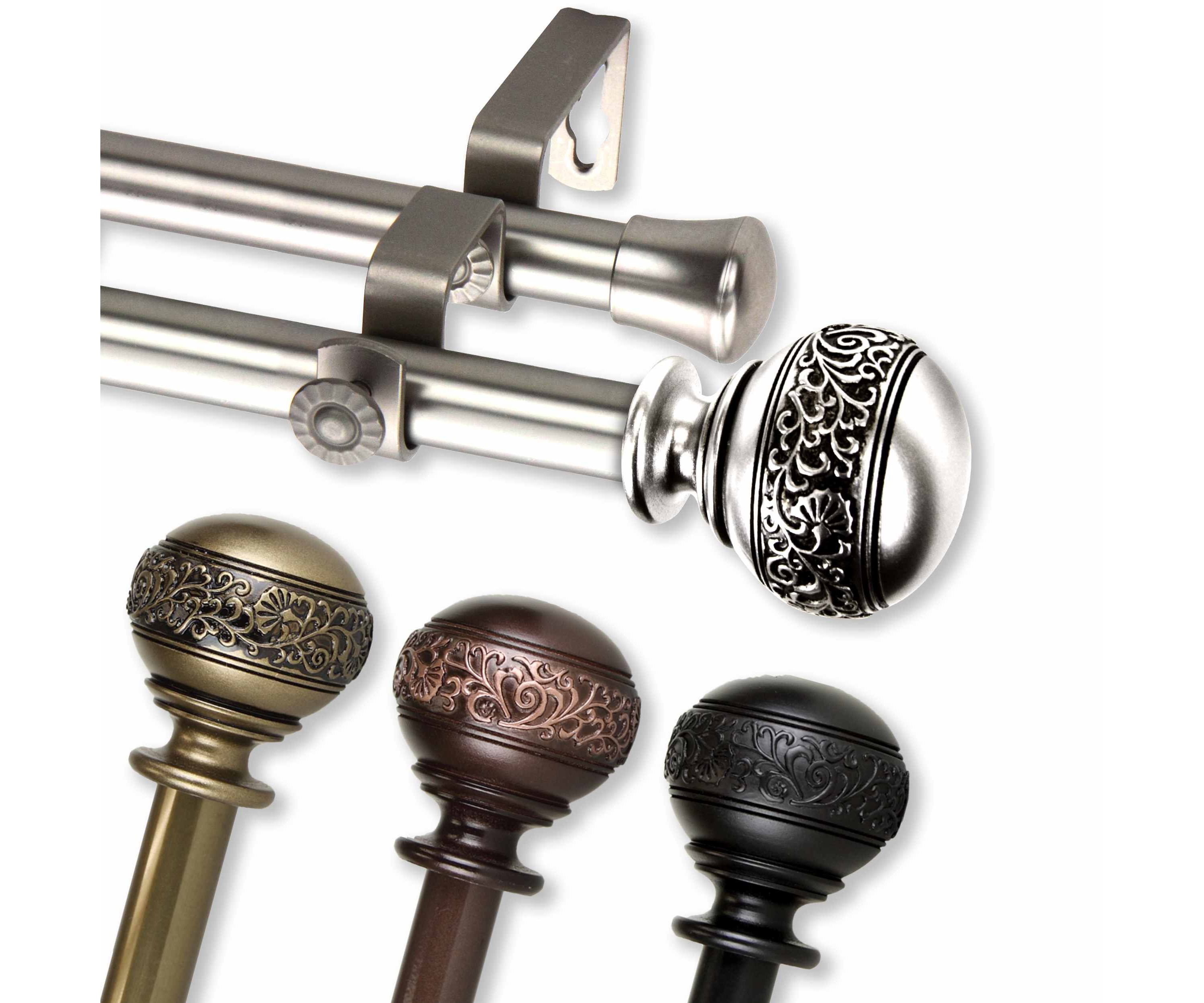 13/16" Naomi Double Curtain Rod