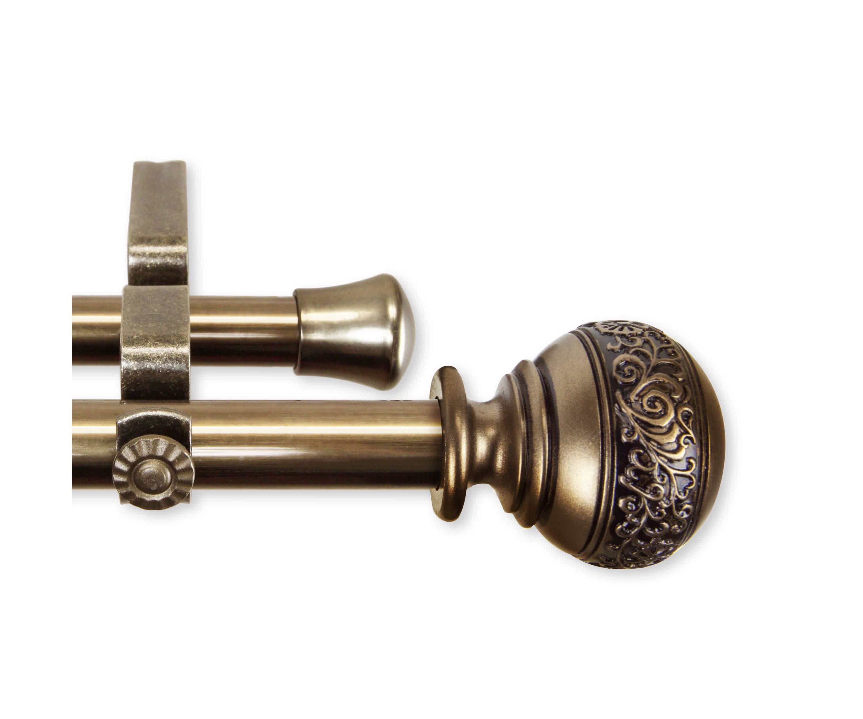 13/16" Naomi Double Curtain Rod