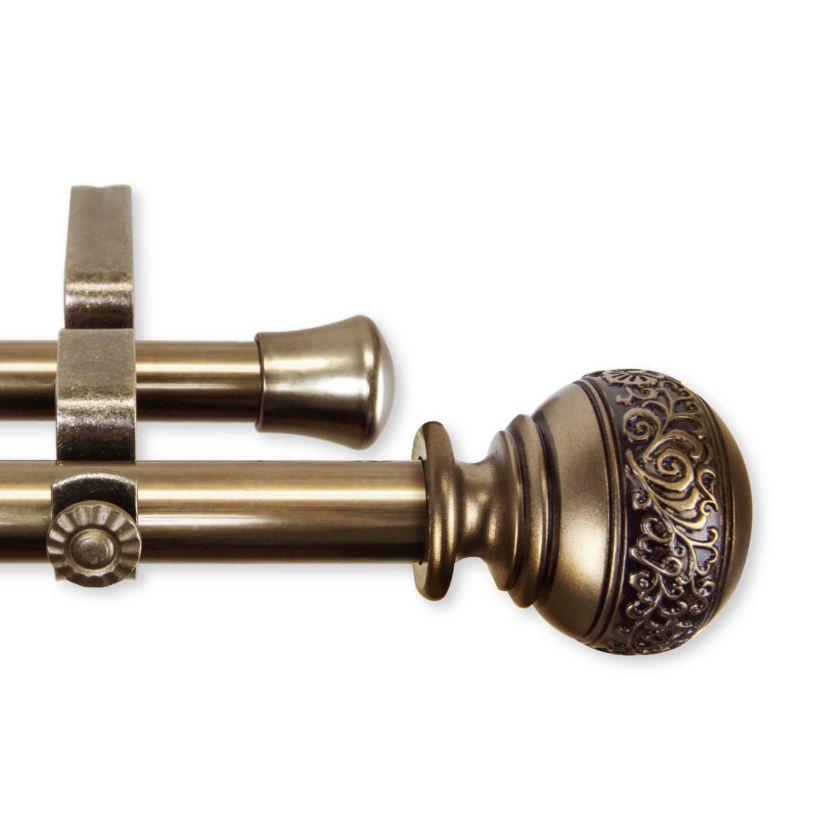 13/16" Naomi Double Curtain Rod