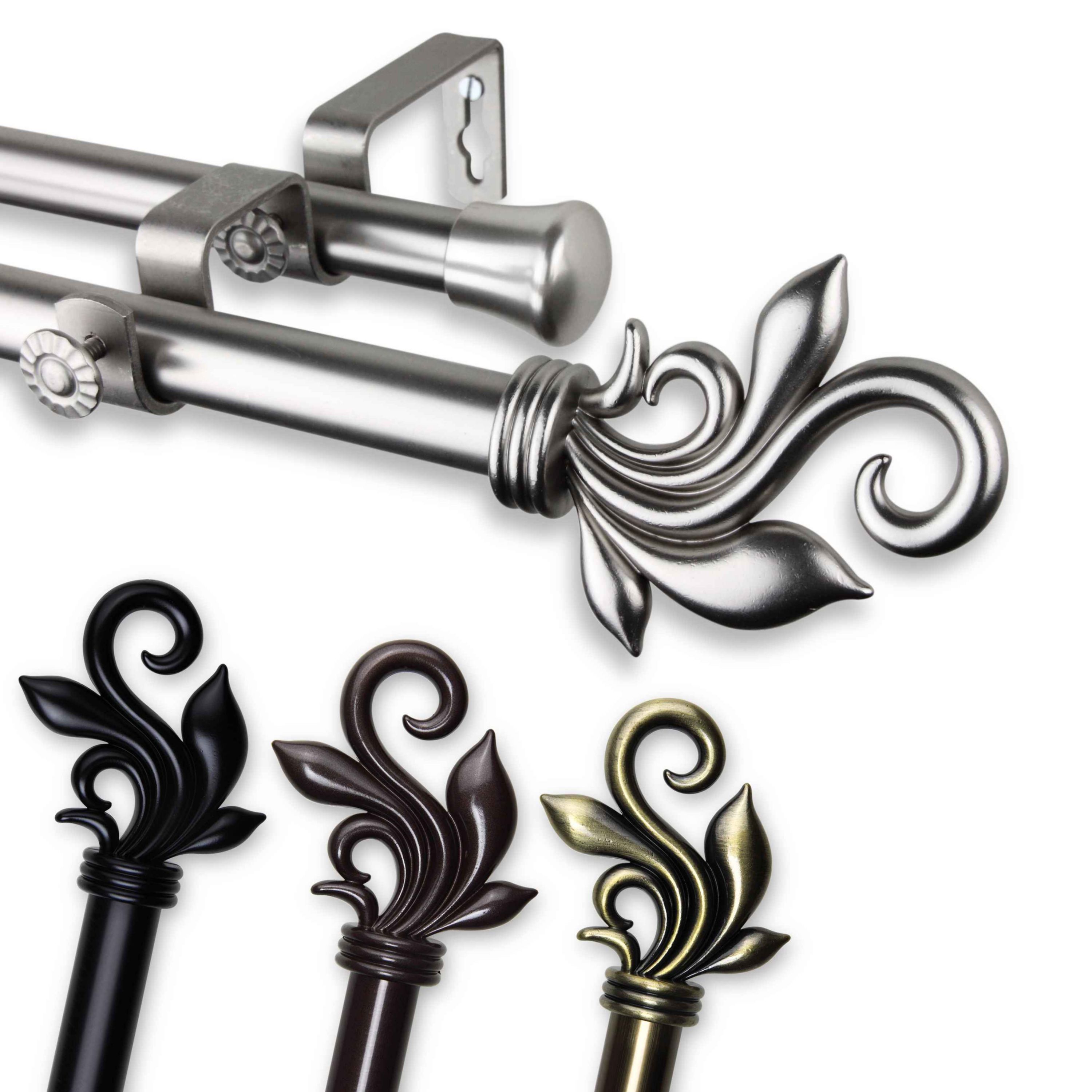 13/16" Delilah Double Curtain Rod