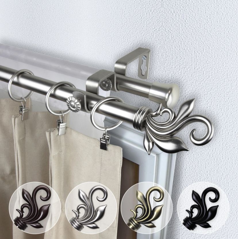 13/16" Delilah Double Curtain Rod