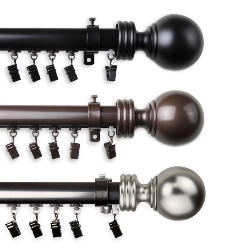 Rod Desyne Sphere Cordless Traverse Rod | Belk