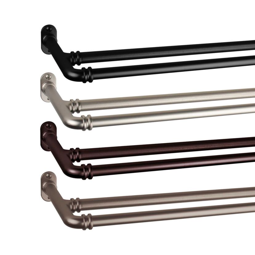 5/8" Blackout Double Curtain Rod