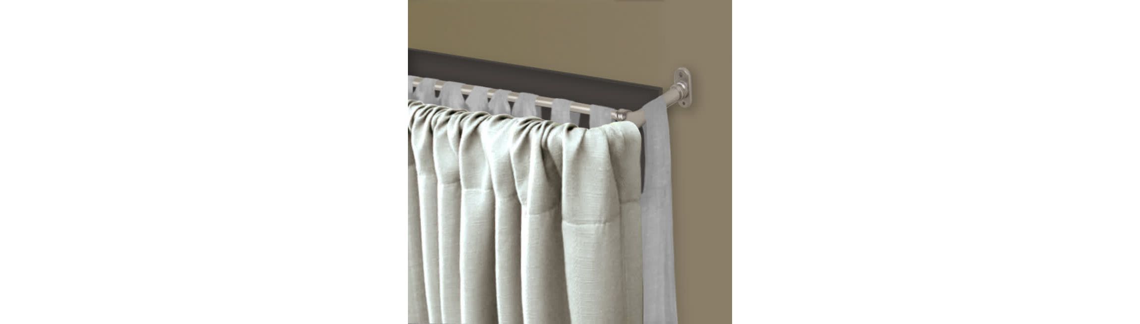 5/8" Blackout Double Curtain Rod