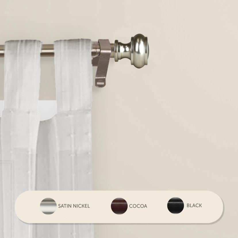 7/16" Teapot Curtain Rod
