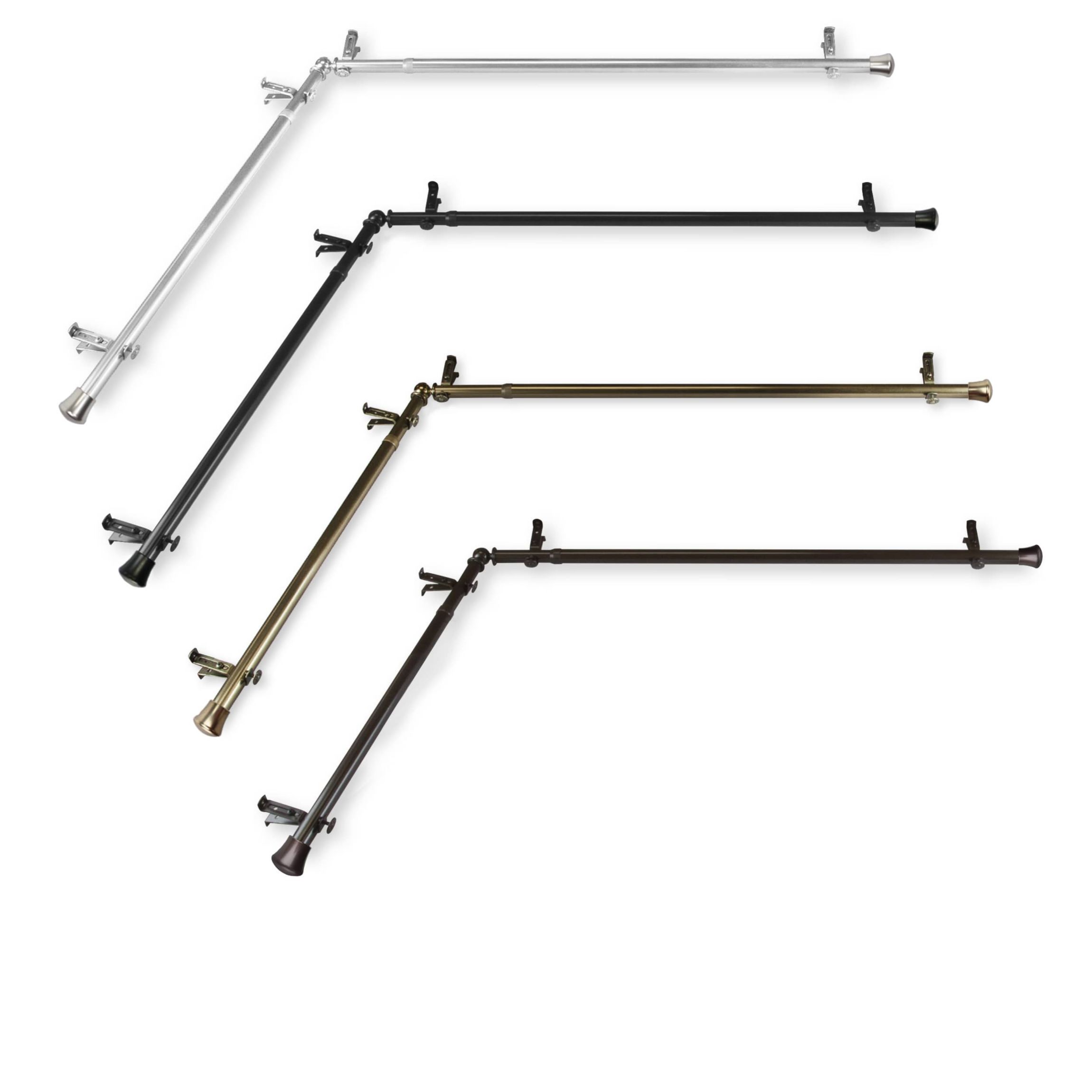 Single Corner Curtain Rod