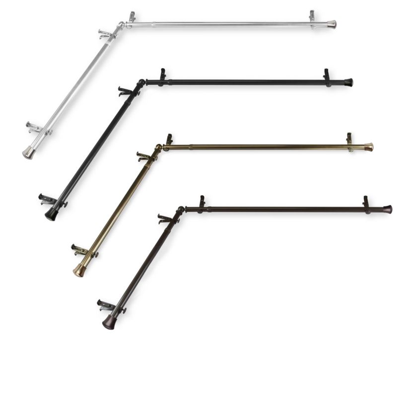 Single Corner Curtain Rod