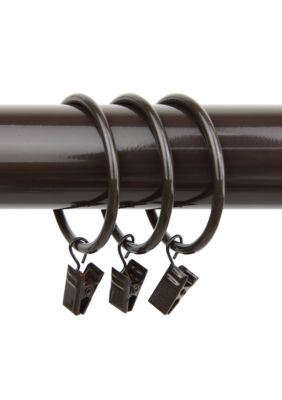 Rod Desyne 2 In Curtain Rings W Clips Set Of 10 Belk