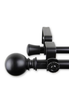 Luna Double Curtain Rod 28-in. - 48-in.