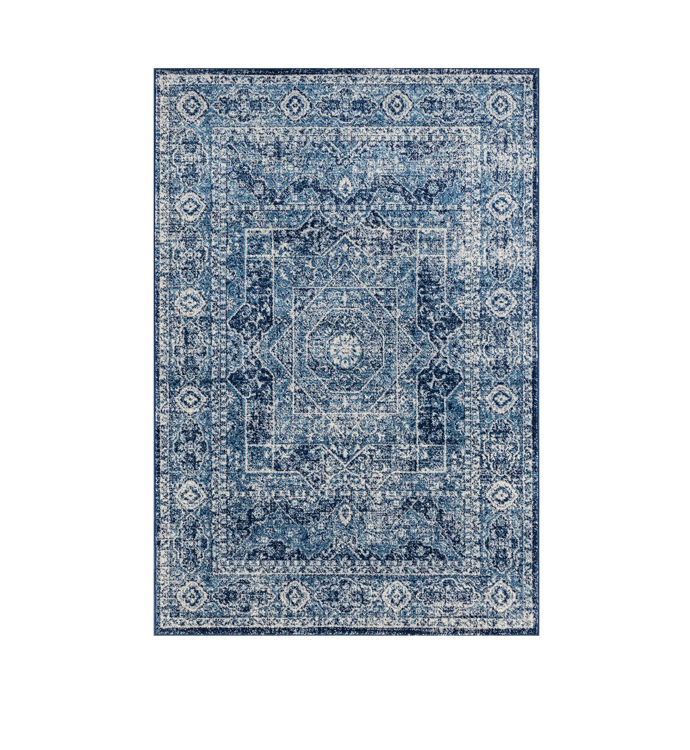 2 ft 7 in x 7 ft 2 in Abigail Britta Midnight Blue Runner Rug