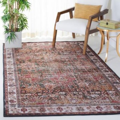 Safavieh Tucson 114 Area Rug Collection, Green, 5 x 8 Rectangle