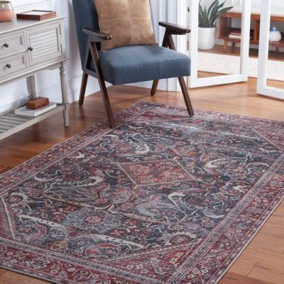 Safavieh Tucson 175 Area Rug Collection, Green, 6 x 6 Square