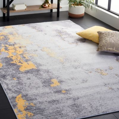 Safavieh Tacoma Washable Collection 803 Rug, Grey
