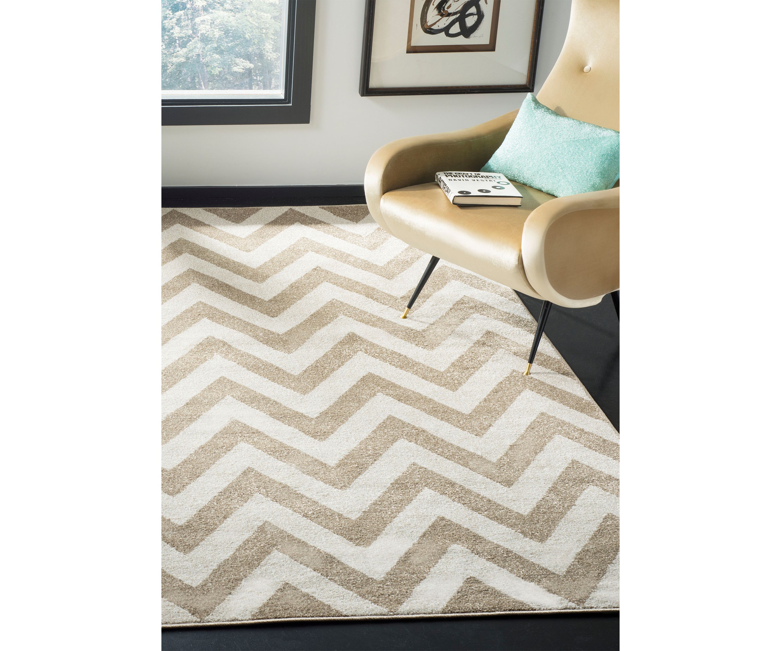 Amherst Chevron Area Rug Collection