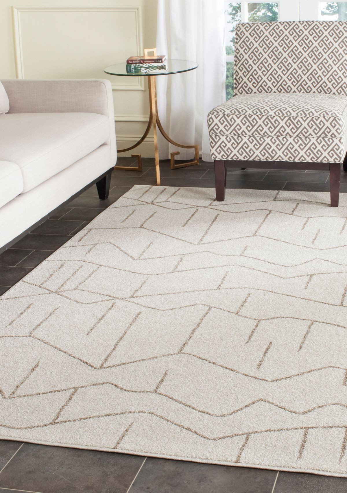 Amherst Zigzag Line Area Rug Collection