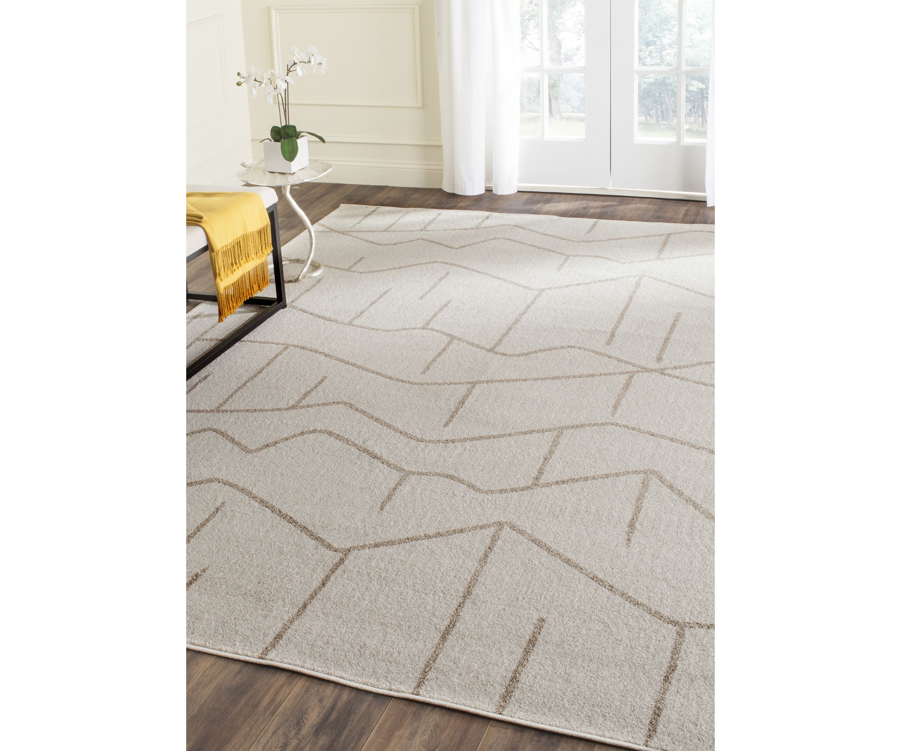 Amherst Zigzag Line Area Rug Collection