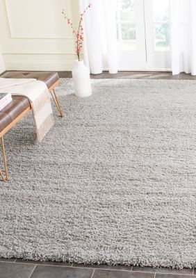 Safavieh Laguna Shag Area Rug Collection, Silver, 5 x 7 Rectangle -  0889048120044