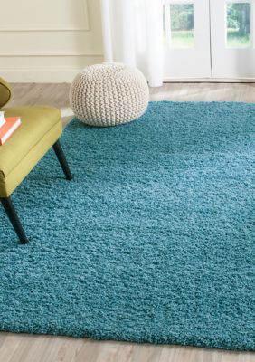 Safavieh Laguna Shag Area Rug Collection, Turquoise, 5 x 7 Rectangle -  0889048119819