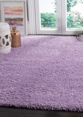 Safavieh Laguna Shag Area Rug Collection, Lilac, 3 x 5 Rectangle
