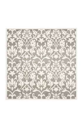 Amherst Classic Symmetrical Flower Area Rug Collection