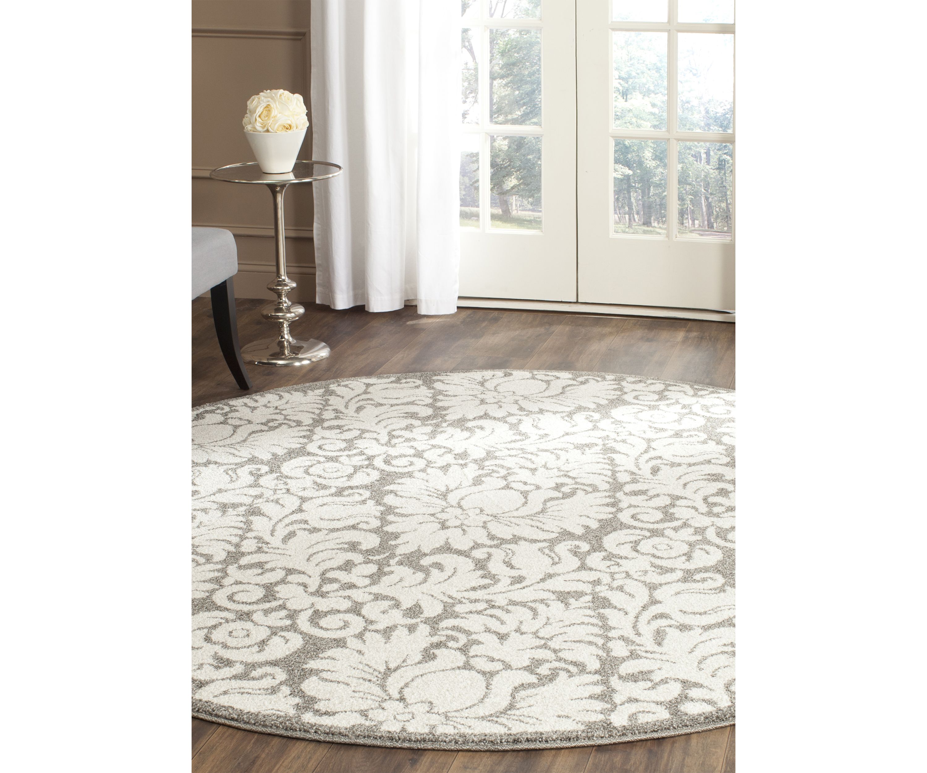 Amherst Symmetrical Flower Area Rug Collection