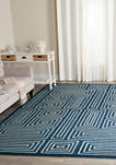 Amherst Geometric Square Maze Area Rug Collection