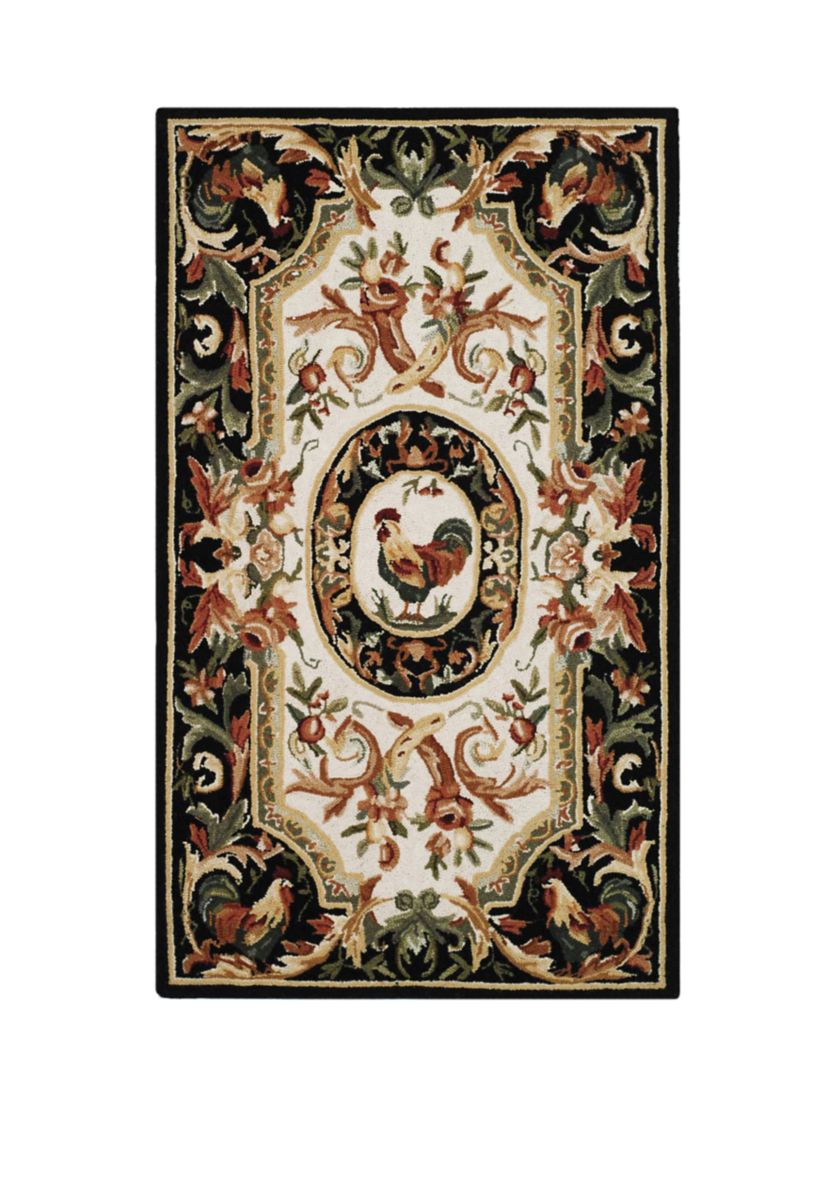 Chelsea Classical Rooster Area Rug Collection