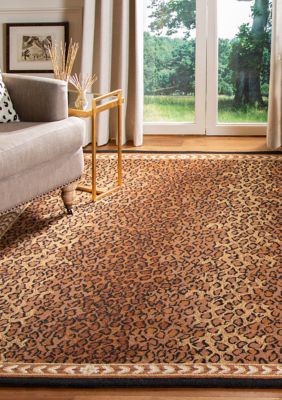 Chelsea  Cheetah Print Area Rug Collection