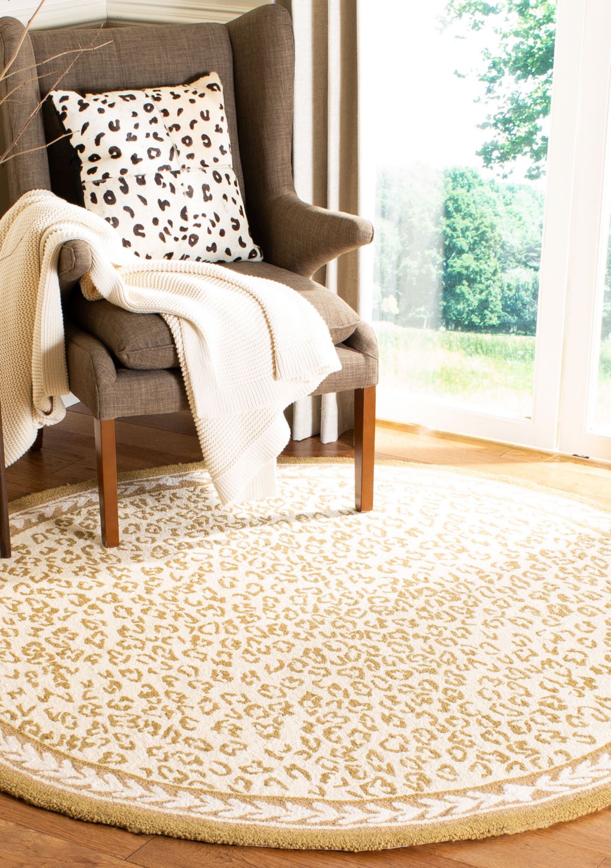 Chelsea   Cheetah Print Area Rug Collection